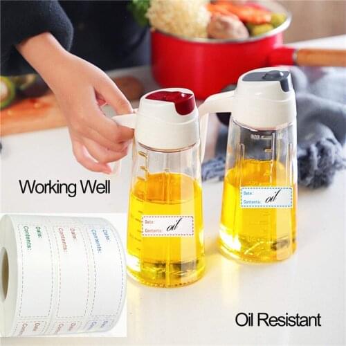 Marking Date Label Refrigerator Food Storage Date Content Stickers Jar Packing Classification Mark Kitchen Material Food Storage