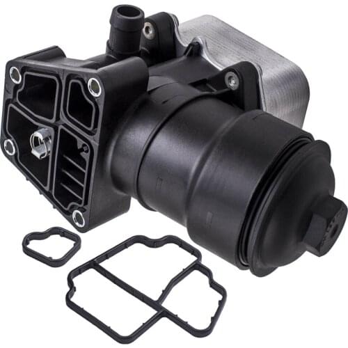 Oil Cooler housing with radiator cap gasket for Audi VW for Skoda 03L115389C 03L115389B