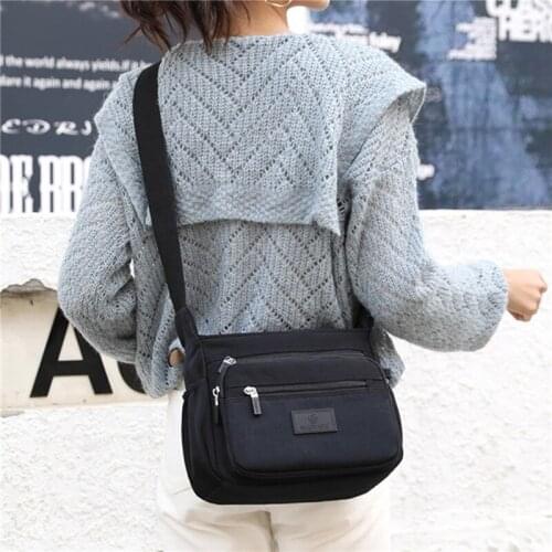 2021 Fashion Messenger Bag Women Shoulder Bag Large Capacity Nylon Handbag Small Fashion Women Phone Bag Crossbody Purse