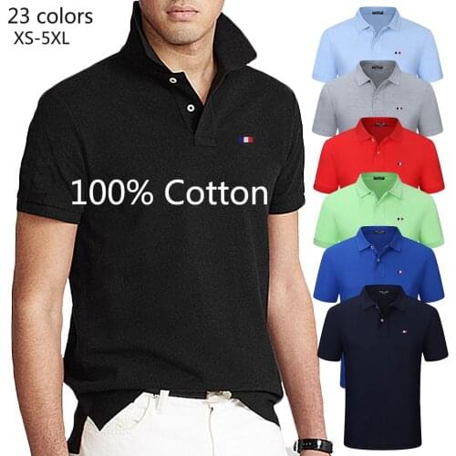 2021 New Spring Summer High Quality Mens Polo Shirt Casual Fashion Classic Embroidery Polo Shirt Business Short Sleeve Tops Tee