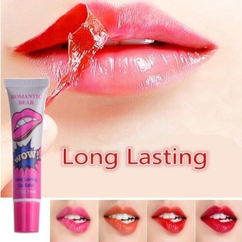 Amazing Moisturizer Tear Off Lip Gloss Lip Waterproof Fade Gloss Not Lasting Long Lip Z0X8