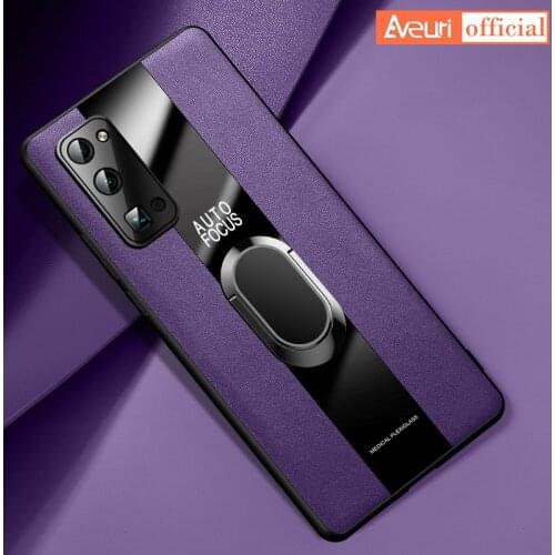 Luxury Ring Leather Phone Case For Huawei P30 P40 Pro Plus Mate 30 40 Nova 7 Pro SE Honor View 40 30 Pro Plus 30S X10 Cover Case