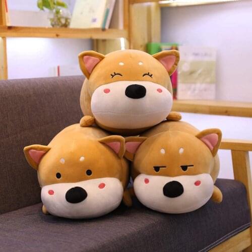 50/70cm Cute Fat Shiba Inu Dog Plush Toy Stuffed Soft Animal Corgi Chai Doll Pillow Xmas Gift Kids Girl Kawaii Valentine Present