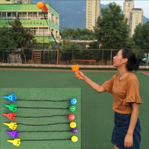 Fun Ball And Cup Toy Set For Children Outdoor Throw And Catch Ball Game Toy Softball Kendama For Beginner Kids Motor Skills Toy