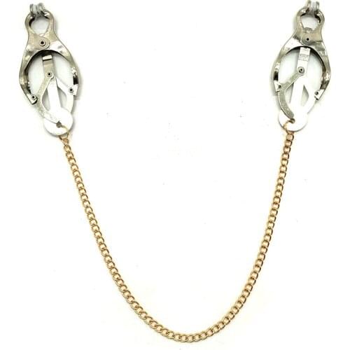 Woman Sexy Adjustable Nipple Clamp Breast Bdsm Adult Fetish Flirting Teasing Sex Toys For Couples