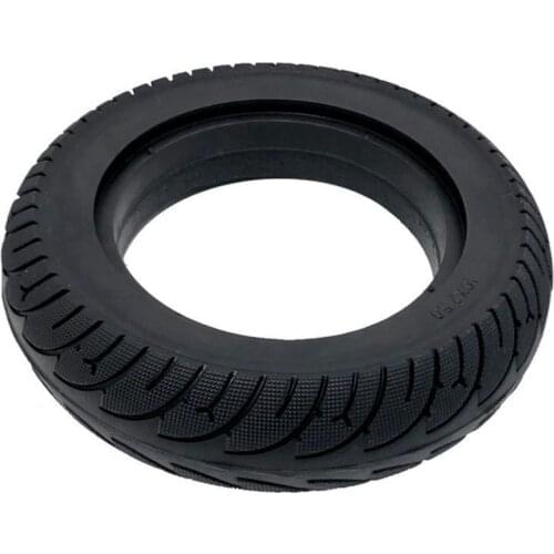 10X2.5 Black Solid Tire for Electric Scooter Folding E-Bike Widened Tyre Rubber Non-Inflation Electric Scooter Tire