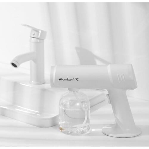 500ML Wireless Spray Disinfection Household Portable USB Watering Atomization Fog Machine Fog Rechargeable Blue Light Nano Steam