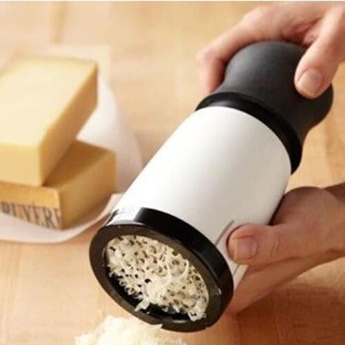 ABS+Stainless Steel Cheese Grater 2 Pattern Blade Kitchen Gadgets Chocolate Grater DIY Butter Food Mill Cheese Grater Slicer