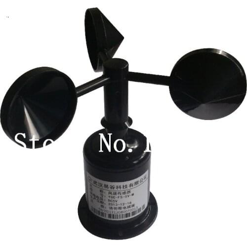 [BELLA]Wind speed sensor / transmitter / cups anemometer DC5V TTL RS232 RS485 0-2.5V 0-5V 0-20MA 1-5V Signal output