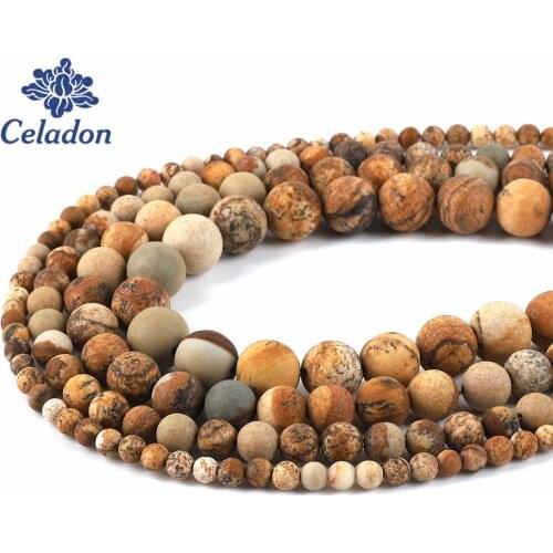 Dull Polish Matte Frosted Striped Banded Agates Stone Colorful Natural Stone 4 6 8 10mm Loose Beads for Jewelry Bracelet Making