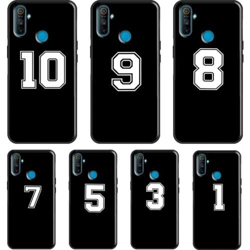 Custom Football Lucky number For OnePlus 9 Pro 8 Pro Nord 8T 9R Case For OPPO Realme 8 Pro Q3 6 7 Pro C15 C3 GT Cover