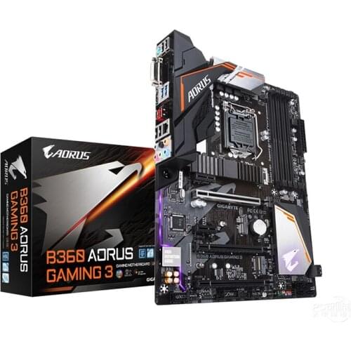 Desktop motherboard New Gigabyte B360 AORUS GAMING 3 original LGA 1151 DDR4 B360 desktop E-sports game computer motherboards