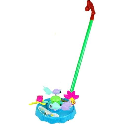 Baby Hand Walker Toys Wheel Toddler Push Help The Goldfish Plate Rotation Fish Learn To Walk Early Education Plastic Unisex 2021