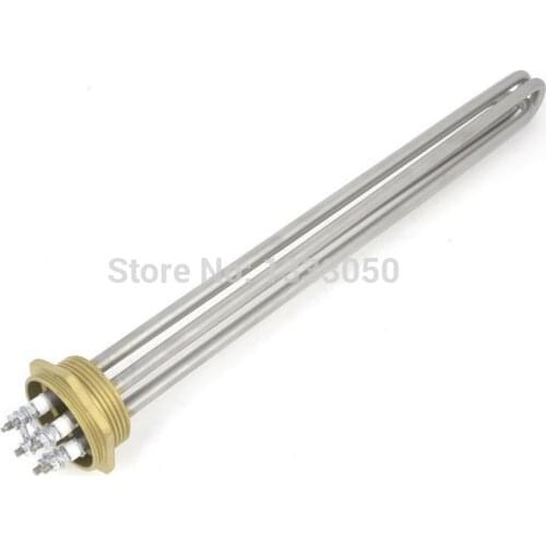3U Type 8mm Bar Dia Electric Heating Water Heater Element 380V 12000W