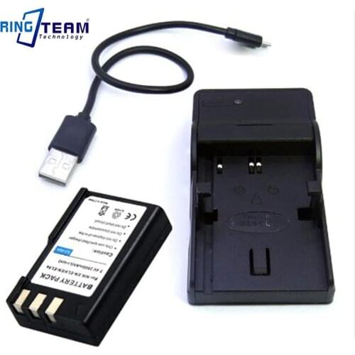 EN-EL9 EN-EL9a EN-EL9e Battery Pack and USB Charger (2-In-1) for Nikon DSLR Cameras D40 D40X D60 D3000 D5000