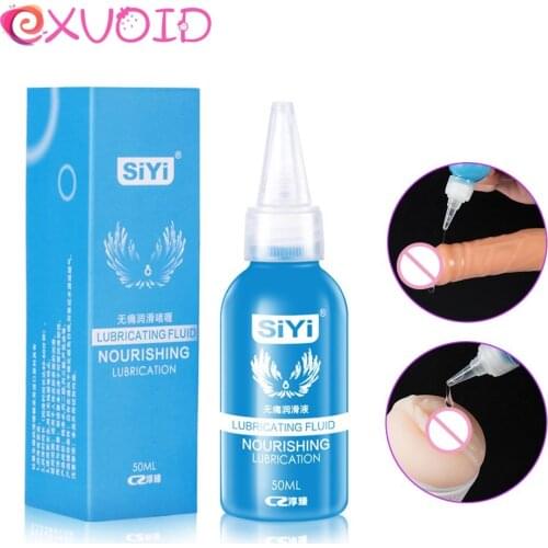 EXVOID Sex Toys for Men Women Water-based Vibrator Lubricating Oil Enhance Pleasure Gay Anal Lubricant for Sex Painless 50mL
