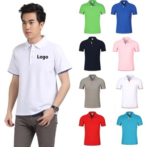 Custom Polo shirt Customized Printing Design Photo Logo Customized Uniform For Company Team Unisex Short Sleeve Cotton Polos