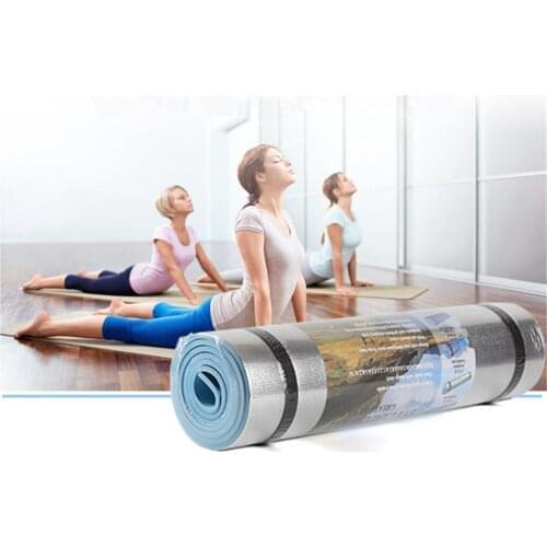 2020 New Yoga Mat Waterproof Aluminum Foil EVA Camping Mat Foldable Sleeping Picnic Beach Mattress Outdoor Mat Pad for Camping
