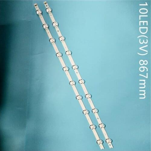 TVs LED Band array For LG 43UJ6500-CB 43UJ6500-CD 43UJ6500-JD 43UJ6500-UB LED Bar Backlight Strip Line LC430DGG-FKM3 Ruler Tapes