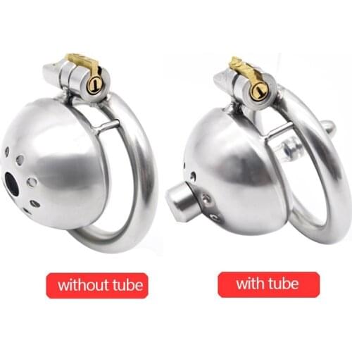 Male Chastity Device 304 Stainless Steel Chastity Cage Small Short Cock Ring Penis Ring Sex Toys For Men