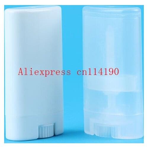 Brand new 500 pcs/lot 15g plastic Deodorant tubes DIY lipstick tube 15g empty lip balm bottle