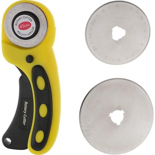 New 45/60mm Rotary Cutter Replacement Blades Roller Cutter Blades for Sewing Fabric DIY Clothes Crafts Supplies Quilting Access