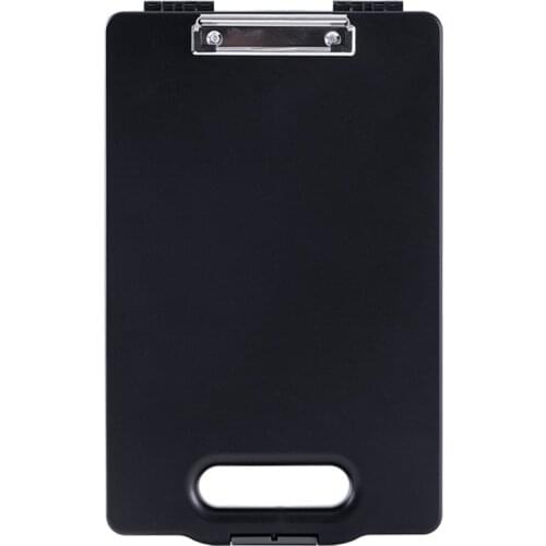 A4 Plastic Storage Clipboard File Box Case Document File Folders Clipboard Portable Clipboard Storage Case