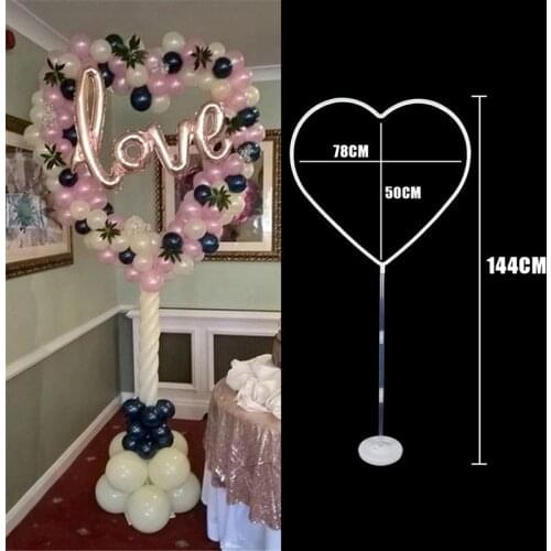 Balloon Arch Kit Stand for Baby Shower Wedding Decoration Balloons Chain Round Hoop Holder Birthday Party Baloon Globo