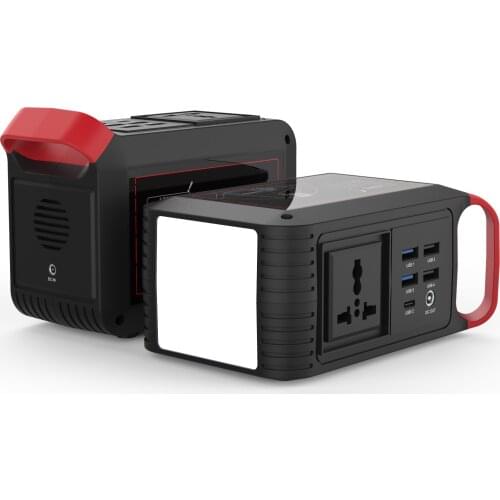 S82 24000mAh solar generator 80W AC output Power Storage Portable Power Bank with PD 18W output Solar Power Generator