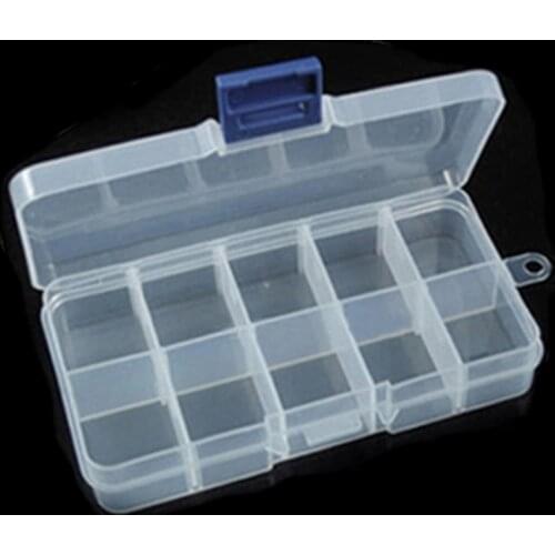 Detachable Box Container For Small Things Transparent Round Square Jewelry Ring Box Organizer Tools Medicine Pill Case Daily Use
