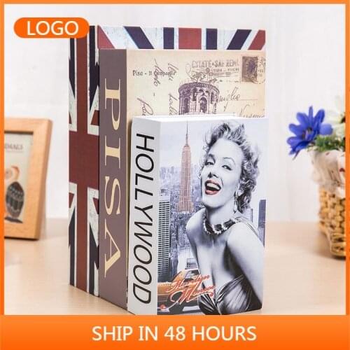 Book safe deposit box large password box with lock banknotes piggy bank children creative birthday gift money safe