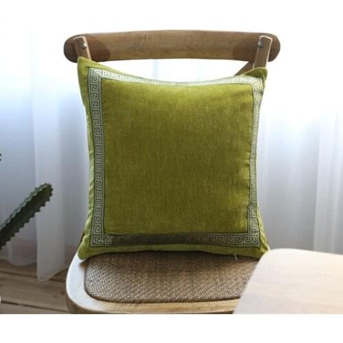 Green Pillow Cover Velvet Pillow Case 45x45cm For Living Room Sofa Decorative Pillows Home Decor