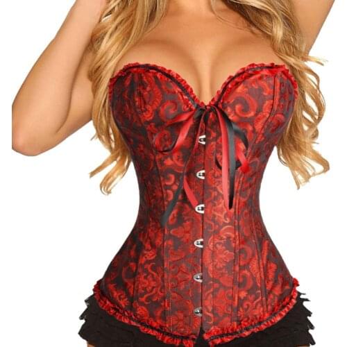Palace-style Slim Waist Sexy Woman Lace Corset Slimming Pregnant Women Postpartum Slimming Tube Top Clothing XL XS-6XL