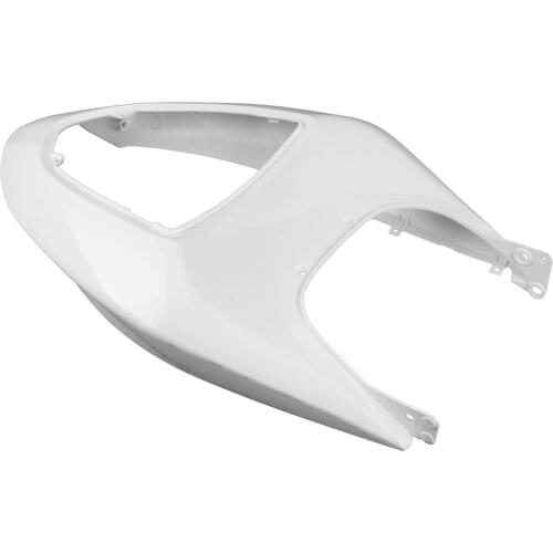 ZX-6R Unpainted White Motorbike Tail Rear Fairing Cover Part Bodykit For Kawasaki Ninja ZX6R 2005 2006 ABS Plastic