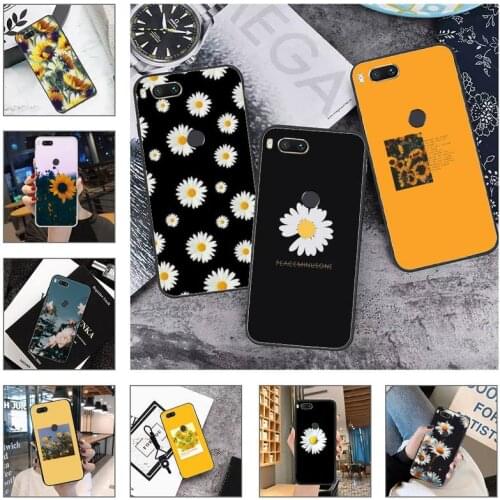 Daisy Sunflower Floral Phone Case For Xiaomi Mi Redmi Note 8T 9T 9S 9A 10 7 8 9 Lite pro