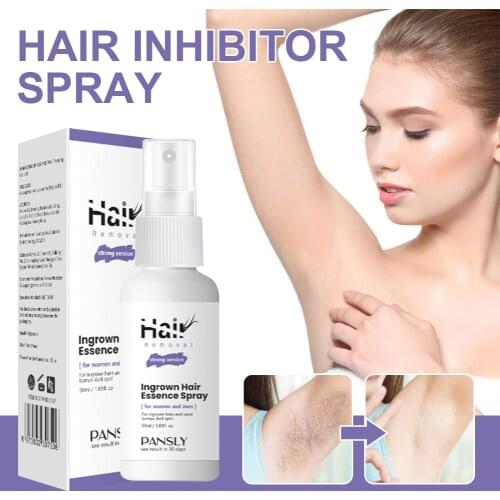 Hair Inhibitor Spray Hair Stop Growth Spray Non-Irritating Hair Inhibitor to Reduce Hair Growth for Arms Armpits Legs