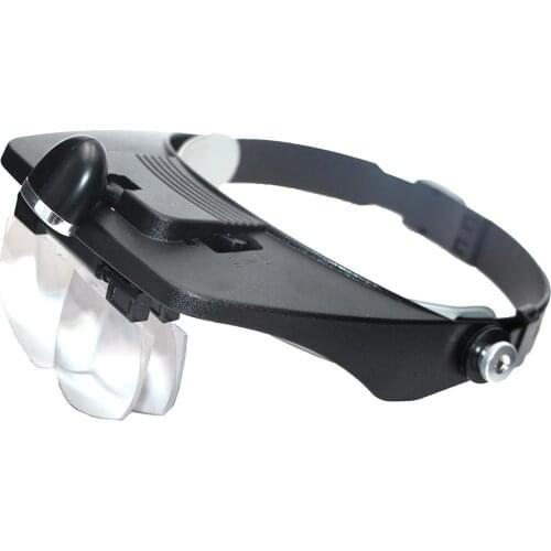 1SET Beekeeping Queen Bee Rearing Tool Head-mounted Multiple Magnifying Glass Magnification Mirror LED Light Magnified Lens Wear