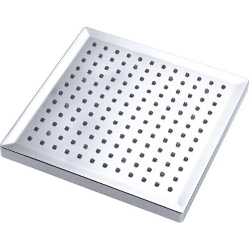 Copper chrome-plated supercharged LED temperature-controlled color-changing top shower head luminous shower head shower head