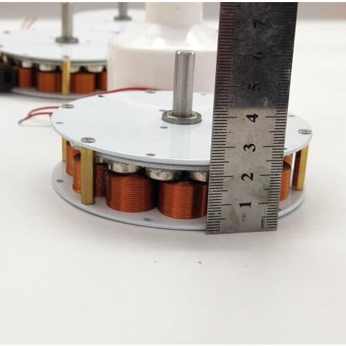 Micro-disc Generator with Iron Core, Strong Magnetic, Low Speed, High Power Generation, Multi-pole, Three-phase AC Generator