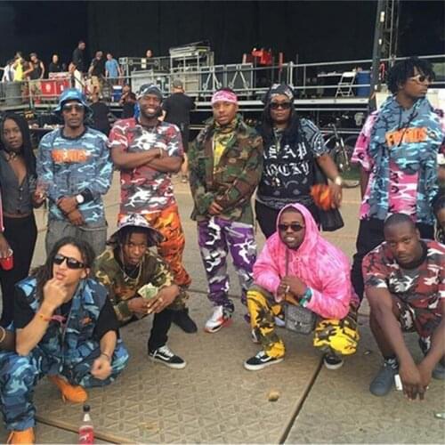 Mititarewind Mens Camouflage Jeans