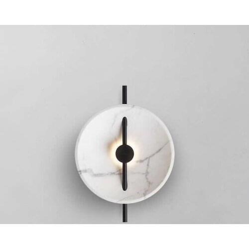 Marble Powder High Polymer A Living Room Wall Lamp Originality Bedside Bedroom A Living Room Designer Model House Wall Lamp