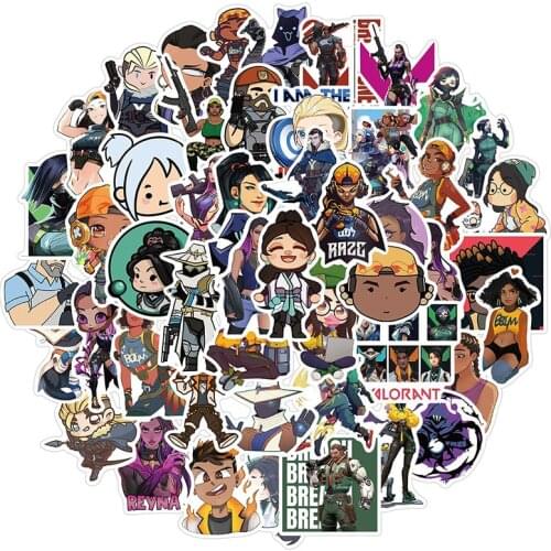 10/30/50pcs/pack Valorant Hot Game Lable Stickers For Notebook Motorcycle Skateboard Computer Mobile Phone Decal Cartoon Toy