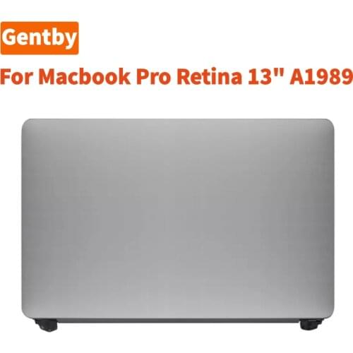 New A1989 For Macbook Pro Retina 13“ A1989 Full LCD Display Screen Complete Assembly EMC 3214 3358 Space Grey Silver