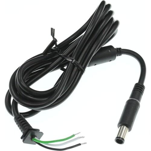 Original DC Tip 7.4x5.0mm Plug With pin Light connector power cable for Dell laptop adapter cord 1.8Meter