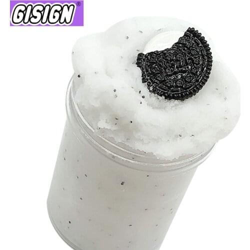 Cookies Charms Cloud Slime Fluffy Putty Chocolate Stress Relief Modeling Clay Cotton Hand Mud Slime Toy For Children