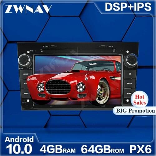 PX6 Android 10.0 Car Multimedia Player For opel Vauxhall Astra H G J Vectra Antara Zafir GPS Radio stereo Touch screen head unit