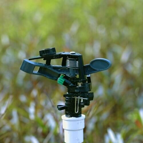 2pcs 1/2 Inch Angle Adjustable Impact Sprinkler Controllable Angle Automatic Irrigation Garden Sprinkler Rotating Nozzle