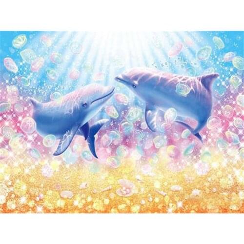 SenyuArt 5D Diamond Painting Full Round Square Paint Embroidery Rhinestone Picture Art Dolphin Cross Stitch Kit Home Decor Gifts
