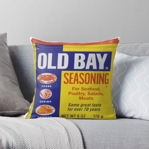 OLD BAY Throw Pillow Cushion Cover Polyester throw pillows case on sofa home living room car seat decor 45x45cm