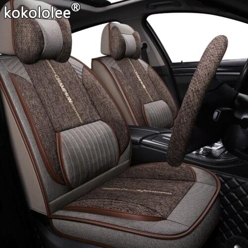 Kokololee fabric car seat cover For isuzu d max mazda 323 seat cordoba mg3 dodge challenger honda stream car seats protector